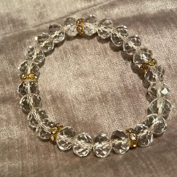 Crystal Stretch Bracelet 7-9” - Picture 2 of 3